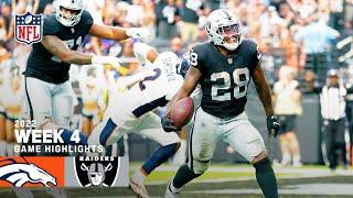 Denver Broncos vs. Las Vegas Raiders | 2022 Week 4 Highlights