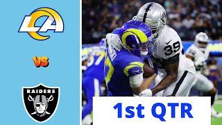 Las Vegas Raiders vs. Los Angeles Rams Full Highlights 1st QTR | NFL Week 14, 2022