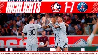 HIGHLIGHTS | Lille 1-7 PSG | MBAPPÉ, MESSI, HAKIMI, NEYMAR JR ⚽️