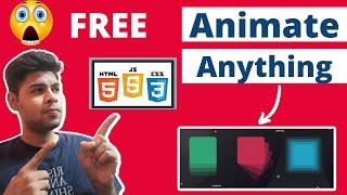 How to create animation in html and css || animation in webpage/website || #animation #html #css