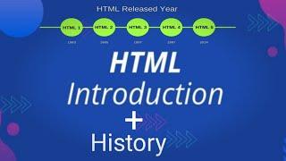 Html Introduction || Html History || Html Tutorial || Tech Sajid Hameed