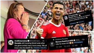 Football Fans React to Cristiano Ronaldo's performance | Manchester United 4-1 Newcastle United