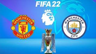 FIFA 22 | Manchester United vs Manchester City - 2021/22 Premier League English - Full Gameplay