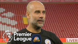 Pep Guardiola thrilled with Manchester City performance at Anfield | Premier League | NBC Sports