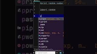 Python random module | python import random #no_limit_code python random integer number