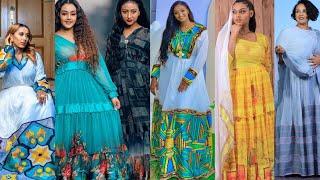 #habesha kemis #new style #new fashion #ethiopian cultural #dress new traditional #Haddiszematube