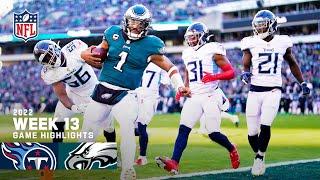 Tennessee Titans vs. Philadelphia Eagles | 2022 Week 13 Game Highlights