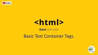 Html tags used for text in website | Basic html format | For beginner