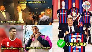 CONFERMED❗Frenkie De Jong Barcelona Exit..?????Laporta Confirm????Raphinha React Barca Transfer????B