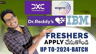 DXC | Wipro | Dr Reddy | IBM | Software Jobs in Telugu