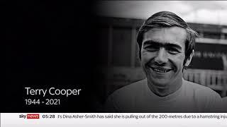 Terry Cooper passes away (1944 - 2021) (UK) - Sky News - 1st August 2021