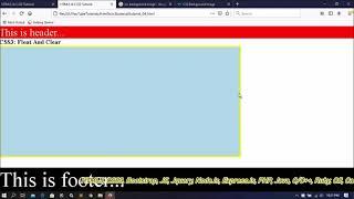 Html5 Css3 Tutorial Part-04 | What are floating in document? | How to user float property in html5