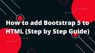 Bootstrap 5 Tutorial in Hindi #2 | How to add Bootstrap 5 to HTML (Step by Step Guide)