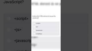 javascript programming language quiz? #java #javascripttutorial #javascript #js #programming #quiz