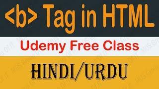 B Tag HTML In Hindi Class 14 |  HTML Tutorial For Beginner #htmlcourseinhindi #html