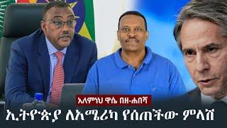 Alemneh Wase BeZehabesha - (አለምነህ ዋሴ በዘ-ሐበሻ) - ኢትዮጵያ ለአሜሪካ የሰጠችው ምላሽ