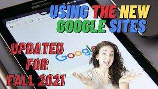 Using The New GOOGLE SITES 2021 | Custom Themes Branding | Embed E-commerce Site | Free Website