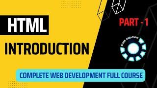 HTML tutorial for beginners - Introduction -Part 1 - 2022 | Complete Web Development Full Course