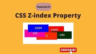 21- CSS: Z-index Property tutorial in Hindi/Urdu