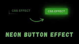 Creating a Stunning Neon Button Effect with HTML and CSS