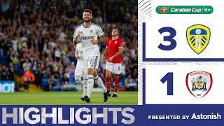 HIGHLIGHTS: LEEDS UNITED 3-1 BARNSLEY | CARABAO CUP