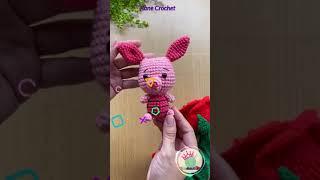 Piglet Crochet, Piglet Cute Pig Amigurumi ???????????? (V190) #short