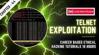 Telnet Exploit Kali Linux : Career Based Ethical Hacking Tutorial | PDF Notes & 4GB Hacking Tools