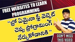 Free websites to learn programming | Top 10 Best Websites to Learn Coding for Free | V the Techee