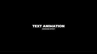 Awesome Text Animation Using  HTML,CSS and  Javascript.