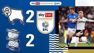 Derby County vs Birmingham City 2-2 | All Goals & Highlights | EFL Championship 21/22 | Matchday 29