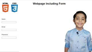 HOW TO BUILD WEBPAGE INCLUDING FORM IN HTML AND CSS FOR BEGINNERS TUTORIAL | PROGRAMMINGWITHRAYYAN