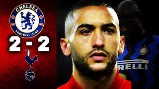 HAKIM ZIYECH SCORES A BRACE AS CHELSEA DRAW 2 - 2 WITH SPURS PRE SEASON | LUKAKU TRANSFER UPDATE