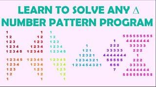 How To Solve Any Number Pattern Program in C++ | Diamond Pattern in C++