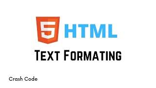 HTML 5 - text formating tutorial