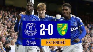 EXTENDED HIGHLIGHTS: EVERTON 2-0 NORWICH CITY