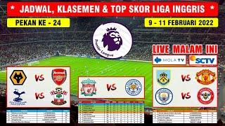 Jadwal Liga Inggris 2022 Malam Ini Pekan Ke 24 ~ BURNLEY VS MAN UNITED ~ LIVERPOOL VS LEICESTER