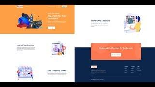 Fully Responsive Website HTML CSS Bootstrap 4