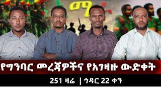 የግንባር መረጃዎችና የአገዛዙ ውድቀት   | 251 ዛሬ  | ኅዳር 22  | Ethio 251 Media