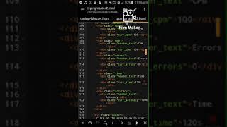 How to make a Typing Master Web App in html? | HTML CSS JAVASCRIPT | #shorts #html #programming