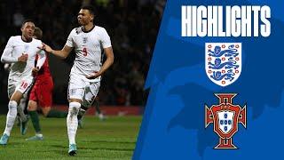 England U19 2-0 Portugal U19 | Scarlet Brace Sends Young Lions to Under-19 Euros | Highlights