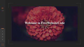 Home page design tutorials with Left Side Menu | HTML tutorial for beginners