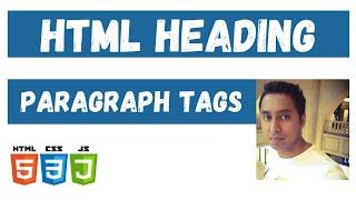 HTML heading and paragraph tags || Html css javascript tutorial  || Web Development Tutorial