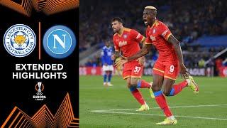 Leicester City vs. Napoli: Extended Highlights | UEL Group Stage MD 1 | CBS Sports Golazo - Europe