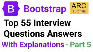 Bootstrap Interview Questions and Answers - Part 5 | Bootstrap 5 Questions and Answers Interview