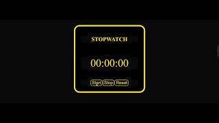 amazing and easy stop watch using html,css,javascript