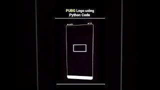 Pubg logo created using turtle  |Python | Coder's Things #shorts #trending #youtubeshorts