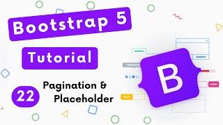 Bootstrap Pagination & Placeholder latest version by html css