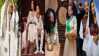 #Habesha kemis #Ethiopian Cultural dress new style  #habesha traditional Clothes#new desing fashion