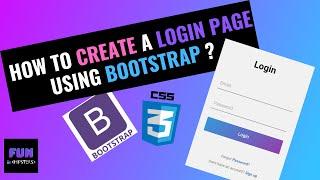 How to create login form using bootstrap? - Funhipsters| CSS Tricks