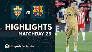 Resumen de UD Almería vs FC Barcelona (1-0)